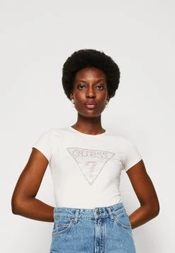 Guess Triangle Logo - Print T-Shirt -Guess Apparel 9abad3abcf6e48609ebecd1b000b8de6