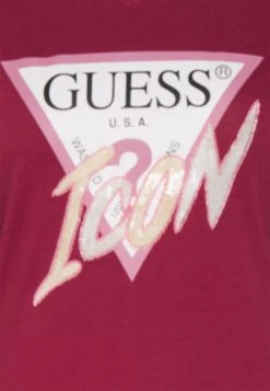 Guess Icon Tee - Long Sleeved Top - Bet On Pink -Guess Apparel 9db67a6cf87e4db0ae74dffb1a8701b4