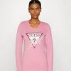 Guess Icon Tee - Long Sleeved Top - Think Pink -Guess Apparel 9f2141041e1b4e21b3eedd358544b1f9