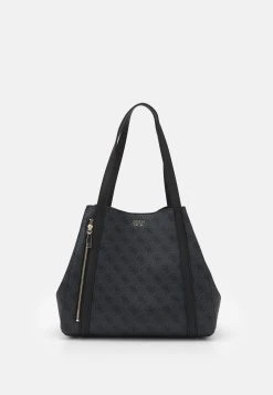 Guess Naya Tote Set - Tote Bag - Coal -Guess Apparel a0ca0bbc81a84e9f8bf44c842dcfe783