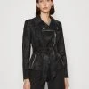 Guess New Agnes Belted Biker - Faux Leather Jacket - Jet Black -Guess Apparel a310129f87f04fa59e2ededaebfb8caa