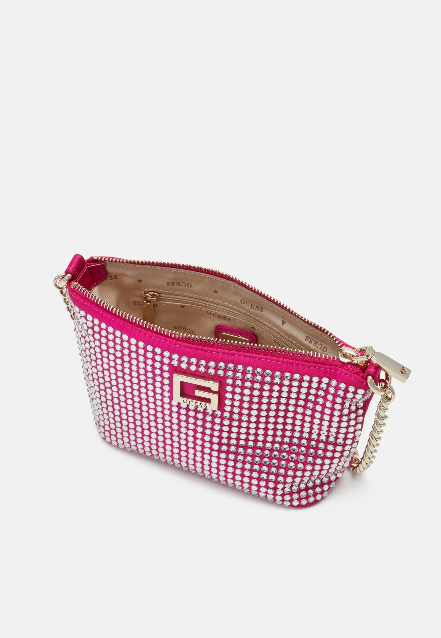 Guess Gilded Glamour Mini Tp Zp Bkct - Handbag - Fuchsia 5 Guess Gilded Glamour Mini Tp Zp Bkct - Handbag - Fuchsia - Image 3