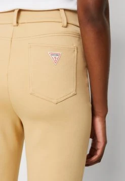 Claire Pintuck Flared Pants - Trousers - Honey Oat -Guess Apparel a5a1b87947a941919d07db69b6ded683