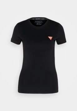 Guess Ss Cn Mini Triangle Tee - Basic T-Shirt - Jet Black 12 Guess Ss Cn Mini Triangle Tee - Basic T-Shirt - Jet Black -Guess Apparel a5a61b78ef264ed2b97a352d7488c730