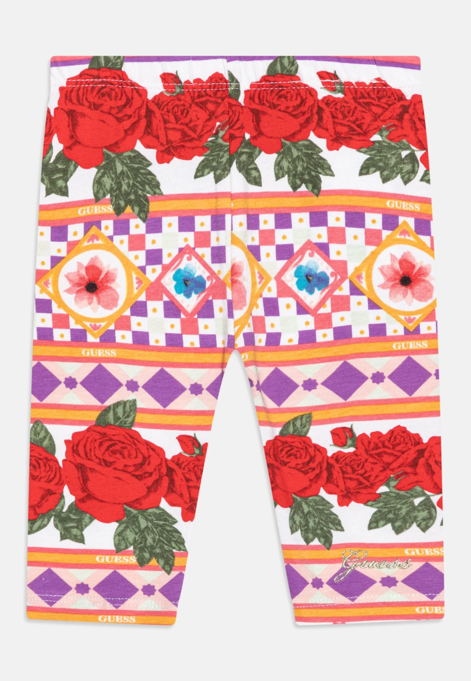 Guess Newborn Set - Print T-Shirt - Red 5 Guess Newborn Set - Print T-Shirt - Red - Image 3