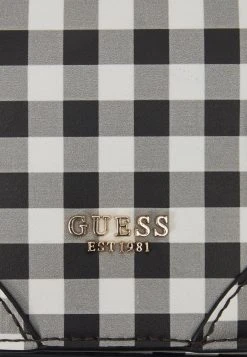 Guess Mini Crossbody Flap - Across Body Bag - Black/White -Guess Apparel a67046875e1e4ee385c86d54a58296e1