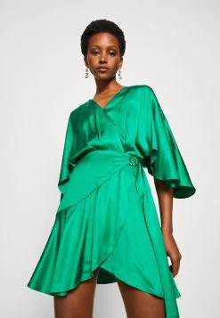 Amera Wrap Dress Solid - Cocktail Dress / Party Dress - Cacti Green -Guess Apparel a67e81c010ec43b4a56b4df360268919
