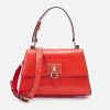 Guess Stephi Top Handle Flap - Handbag - Orange -Guess Apparel a6e91ce50eb54ab096e90c2ca7ab6284