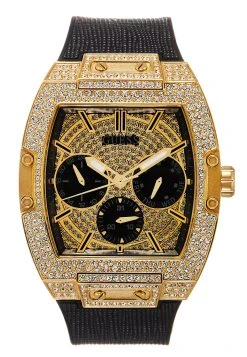 Guess Mens Trend - Chronograph Watch - Black/Gold-Coloured -Guess Apparel ad848d7f24e749ceb0542268a423bd2e