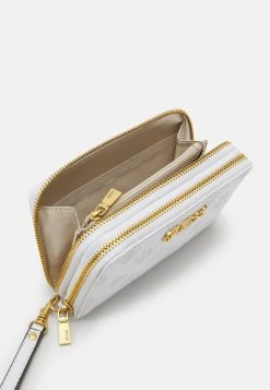 Guess Geva Medium Zip Around - Wallet - White Logo -Guess Apparel b2537dbd48bb410a8baa6ae0038ebfc0