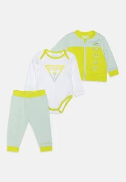 Guess Baby Pant Set Unisex - Baby Gifts - Soft Mint