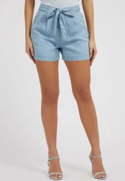 Guess Nenita Belt- Denim Shorts - Lull Light