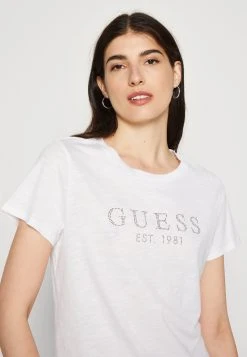 Guess Ss 1981 Easy- Print T-Shirt - Pure White -Guess Apparel b478ae15e2d44adf8055b7d68ba8a4a7