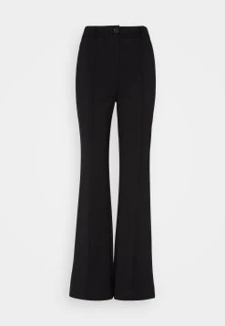 Claire Pintuck Flared Pants - Trousers - Jet Black -Guess Apparel b4c88aab79d44add9a874768fa14014a