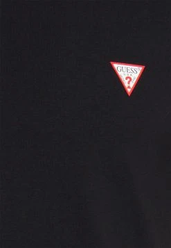 Guess Cn Ss Core Str - Basic T-Shirt - Jet Black -Guess Apparel b4f8bca4c5d04926be07c8f5a0f02152