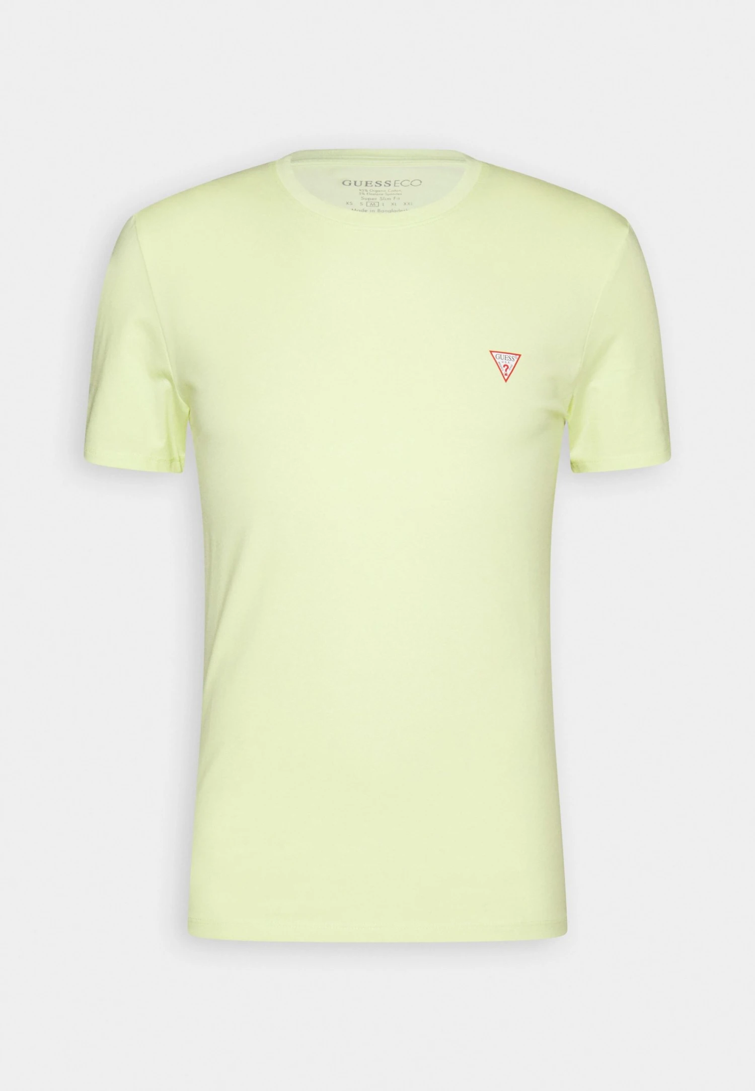 Guess Cn Ss Core Str - Basic T-Shirt - Vintage Lime 6 Guess Cn Ss Core Str - Basic T-Shirt - Vintage Lime - Image 4