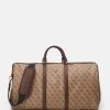 Guess Vezzola Smart Weekender - Weekend Bag - Beige/Brown