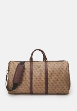 Guess Vezzola Smart Weekender - Weekend Bag - Beige/Brown