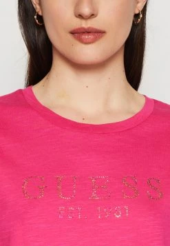Guess Ss 1981 Easy- Print T-Shirt - Full Bloom Pink -Guess Apparel b746d7768318413d8fd196c0ebe26d9b