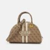Guess Mildred Bowler - Handbag - Latte Logo -Guess Apparel b7913f781a514bc285958f20a6a912de