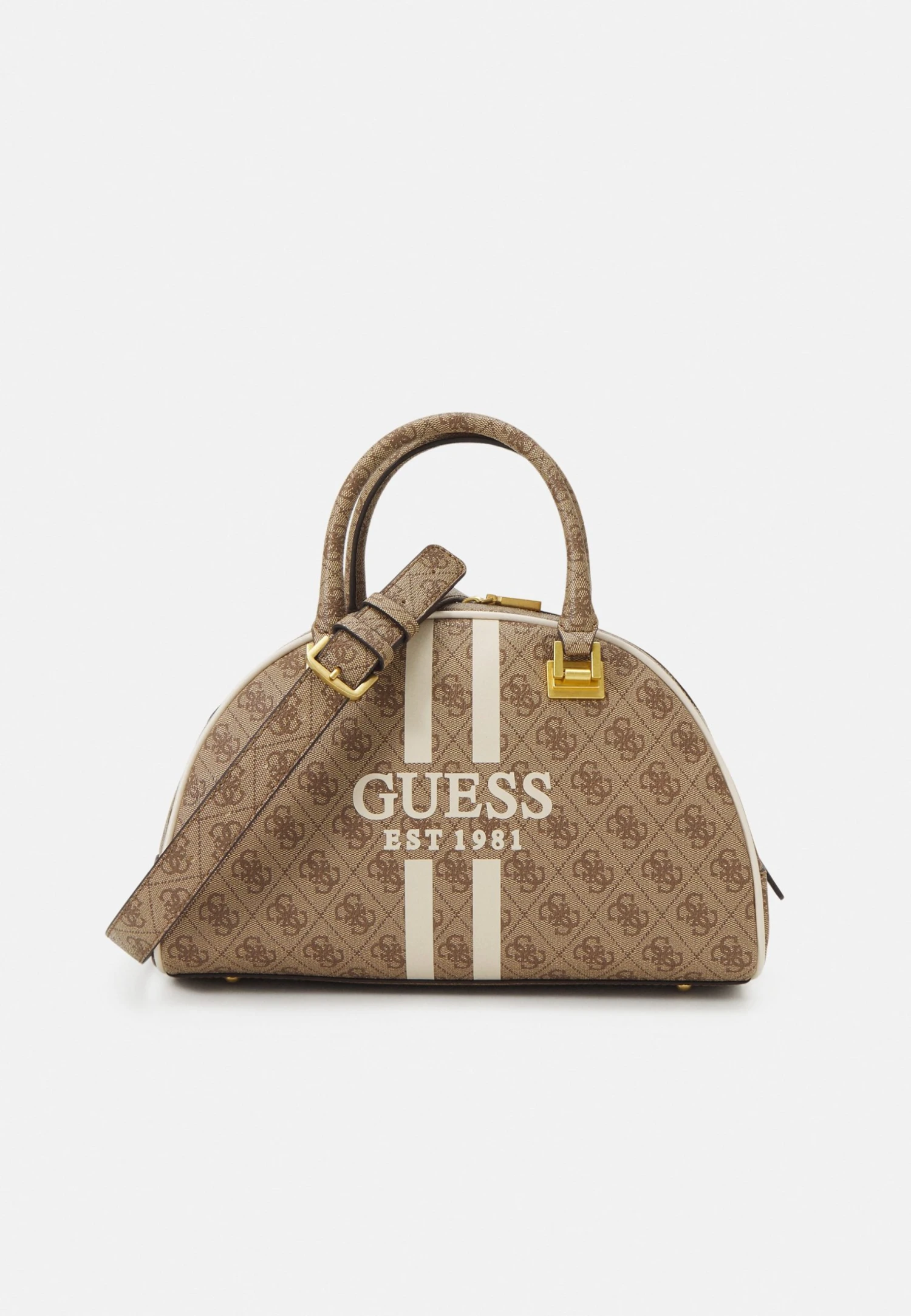 Guess Mildred Bowler - Handbag - Latte Logo 3 Guess Mildred Bowler - Handbag - Latte Logo
