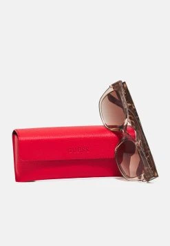 Guess Sunglasses - Shiny Beige / Brown Mirror -Guess Apparel b99fcaac130947288bd64c7fcb5b61d3