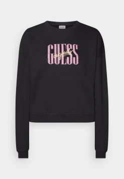Crewneck - Sweatshirt - Jet Black -Guess Apparel ba18fd6209a0404fb4a6cf70c0b209c0