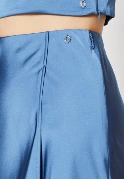 Guess Bianca Midi Skirt - A-Line Skirt - Nordic Sea -Guess Apparel ba1d25e083ac4de58aa519e987e26c74
