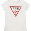 Guess Logo-Dreieck - Print T-Shirt - Weiß -Guess Apparel ba8d6c858a0f470c88d22f7dfe61df2d