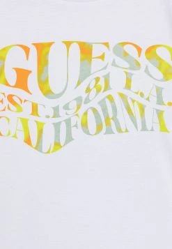 Guess Junior- Print T-Shirt - Pure White -Guess Apparel bb774c2243ca418594637c33338546fa