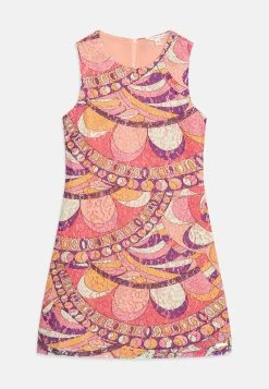 Guess Junior Lace Dress - Cocktail Dress / Party Dress - Orange/Rose