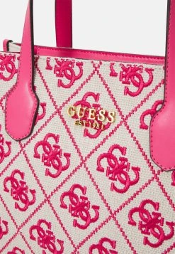 Guess Silvana Compartment Tote - Handbag - Magenta -Guess Apparel bc2fa6d963fd41dfa8469efa21b8d093