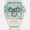 Guess Phoenix - Chronograph Watch - Silver Tone/Blue Sunray