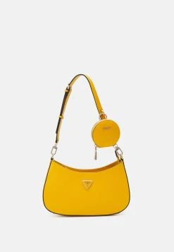 Guess Alexie Top Zip Set - Handbag - Mustard