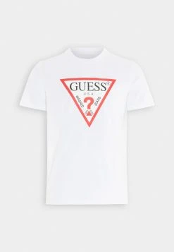 Guess Original Logo Tee - Print T-Shirt - Pure White -Guess Apparel be7e40369eb343e3a2134eed56df7802