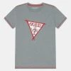 Guess Junior Knop Yarn- Print T-Shirt - Light Stone Heather -Guess Apparel c015d2b7bc46444dbe527a871030945e