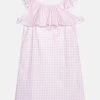 Guess Junior Popeline Dress - Day Dress - Vichy Pink/White -Guess Apparel c0ac2dad7cfa46b9af0d4e0176ee8230