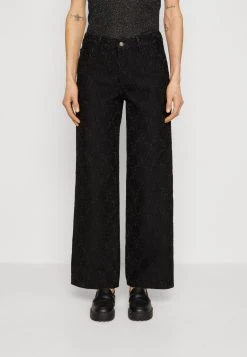 Maria Wide Leg - Relaxed Fit Jeans - Jet Black