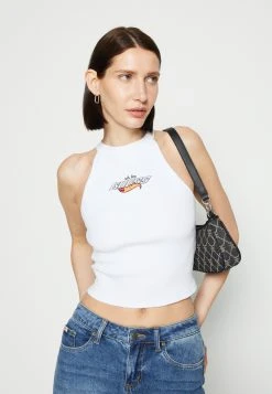 Go Hw Triangle Logo Tank - Top - Pure White -Guess Apparel c447fb34f55b48e6ab55d667177110c9