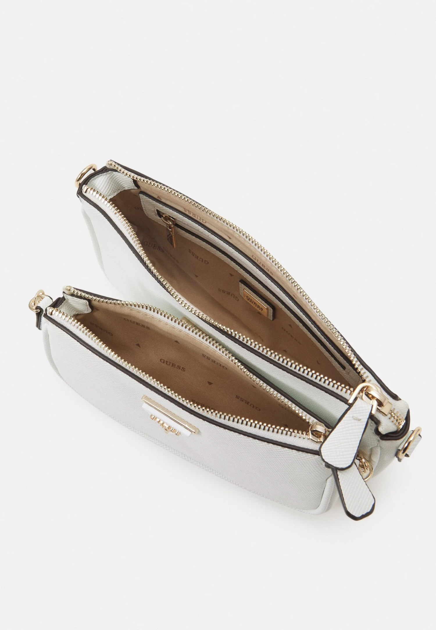 Guess Noelle Pouch Crossbody - Handbag - White 5 Guess Noelle Pouch Crossbody - Handbag - White - Image 3