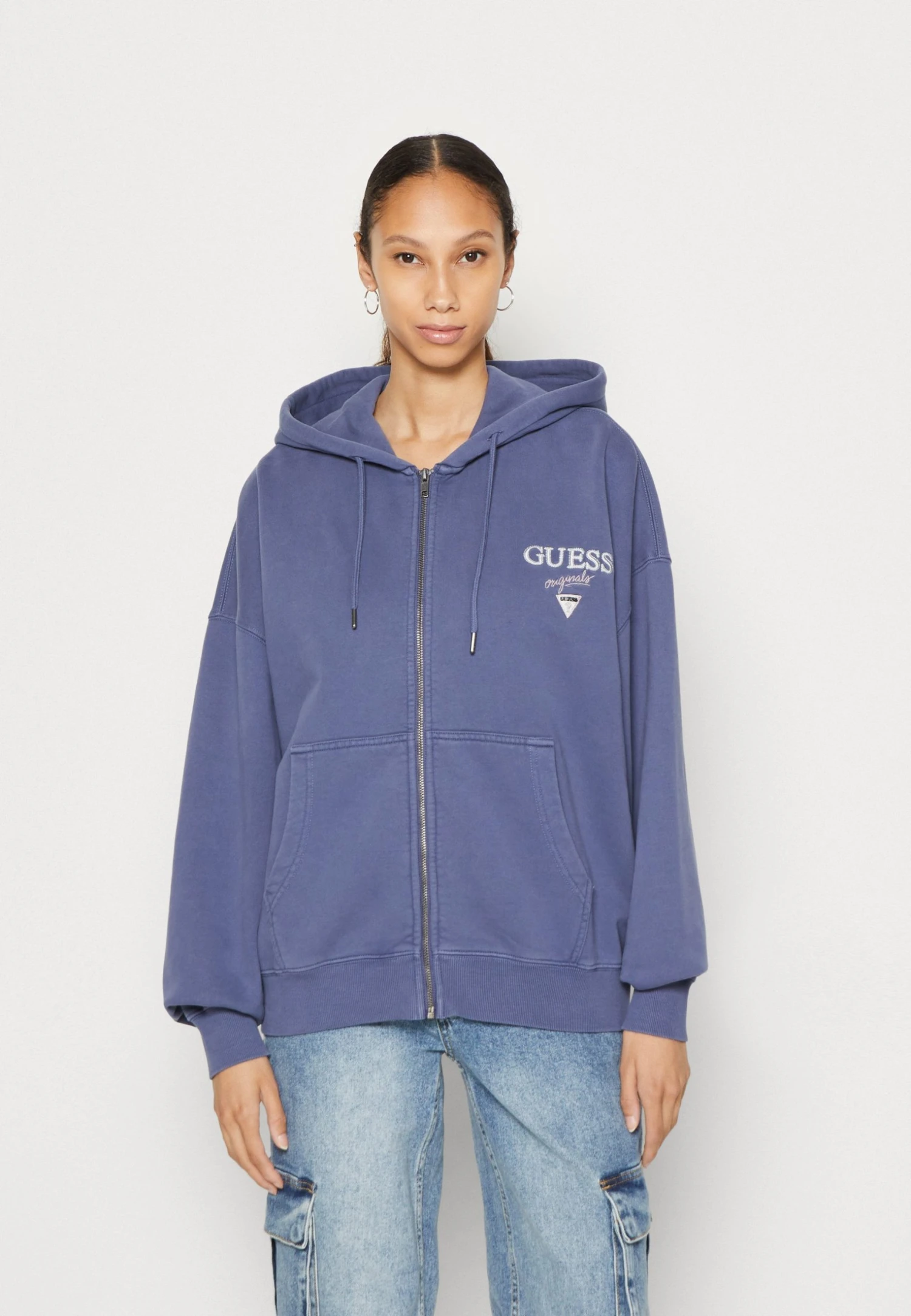 Go Washed Zip Up Hoodi - Zip-Up Sweatshirt - Cobalt Bloom 3 Go Washed Zip Up Hoodi - Zip-Up Sweatshirt - Cobalt Bloom