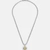 Guess Coin Unisex - Necklace - Gold-Coloured/Black -Guess Apparel cb4c895159c343488f7f059cd1116621