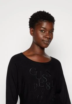 Guess Carole Bat Sleeve - Sweatshirt - Jet Black -Guess Apparel cbaa975d3f714f0e87b366f80107c708