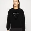 Guess Petals Triangle - Sweatshirt - Jet Black -Guess Apparel cd58792fbd154851a87157a37300171d