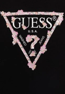 Guess Junior Core Sleeves Dress - Jersey Dress - Jet Black -Guess Apparel ce6b33fcaf4a40278eec401b6e08f0c4