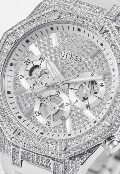 Guess Momentum Unisex - Watch - Silver-Coloured Tone -Guess Apparel cf70458a36c442ea84574309a9998726