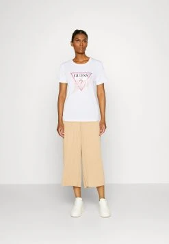 Guess Icon Tee - Print T-Shirt - Pure White -Guess Apparel d0611bc1fd0944ec9c134a5c1fe046cf