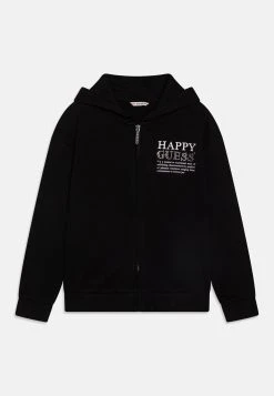 Guess JuniorHooded Active - Zip-Up Sweatshirt - Jet Black