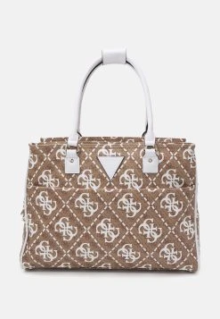 Guess Wilder Shopper Tote - Tote Bag - White/Multi