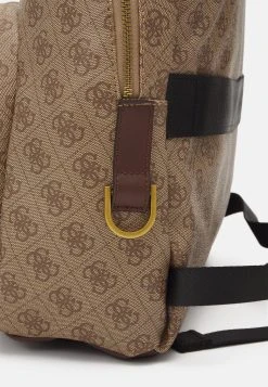 Guess Vezzola Smart Backpack Unisex - Rucksack - Beige/Brown -Guess Apparel d2dc88775f594082add769d055318a03